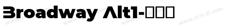 Broadway Alt1字体转换
